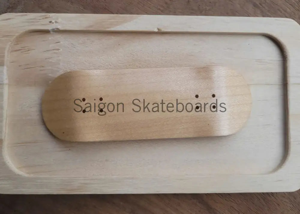 Saigon Skateboards 34mm & 32mm x100mm Professional Fingerboard Beige / 34mm Deck