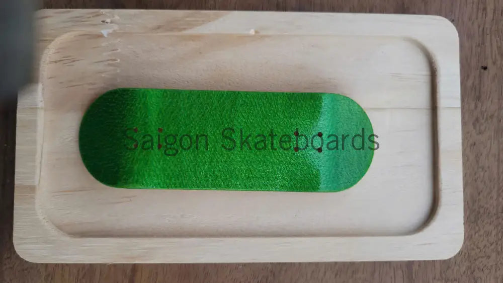 Saigon Skateboards 34mm & 32mm x100mm Professional Fingerboard Green / 34mm Deck