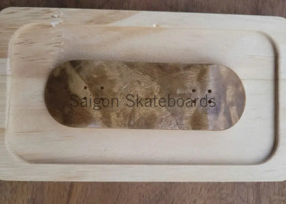Saigon Skateboards 34mm & 32mm x100mm Professional Fingerboard Burl / 34mm Deck
