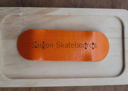 Saigon Skateboards 34mm & 32mm x100mm Professional Fingerboard Orange / 34mm Deck