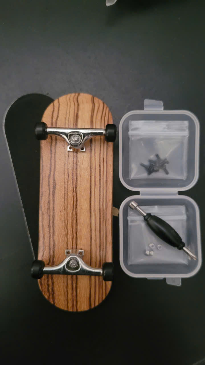"Nâu Ơi" Fingerboard - Brownish Black Complete Fingerboard 32mm/34mm